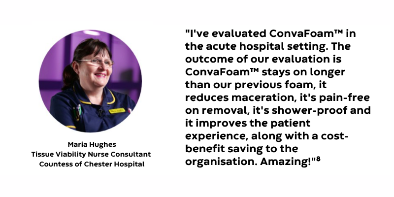 Maria Hughes ConvaFoam Testimonial