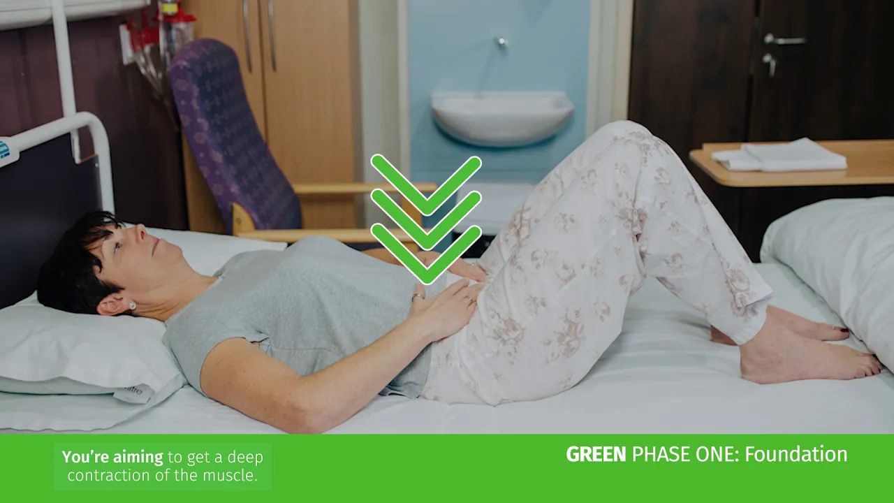 a person lying in a hospital bed