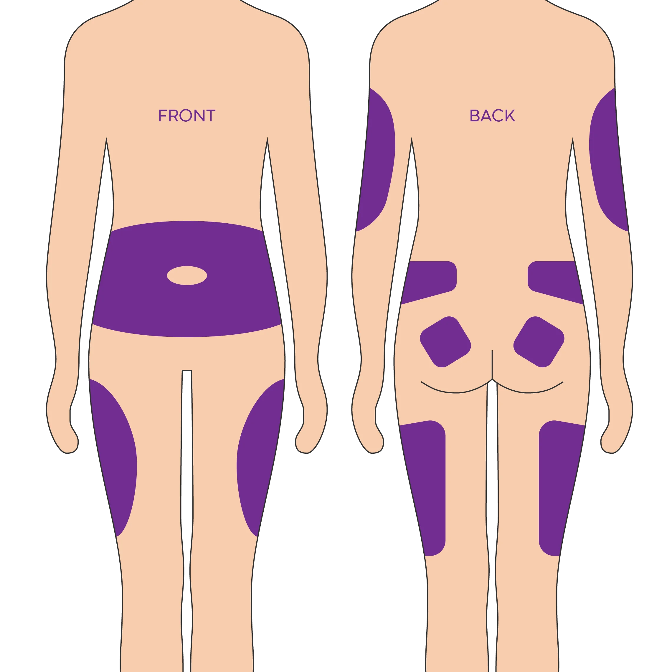 a pink and purple cartoon character