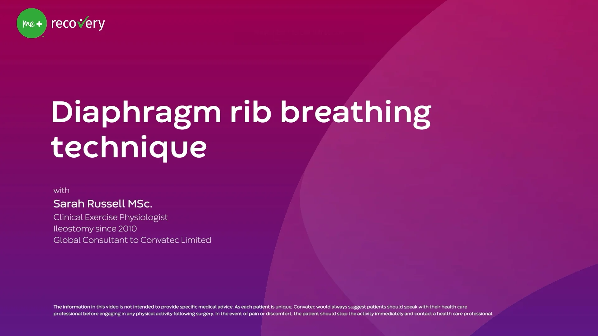 A video about diaphragm rib breathing technique for deep core engagement.