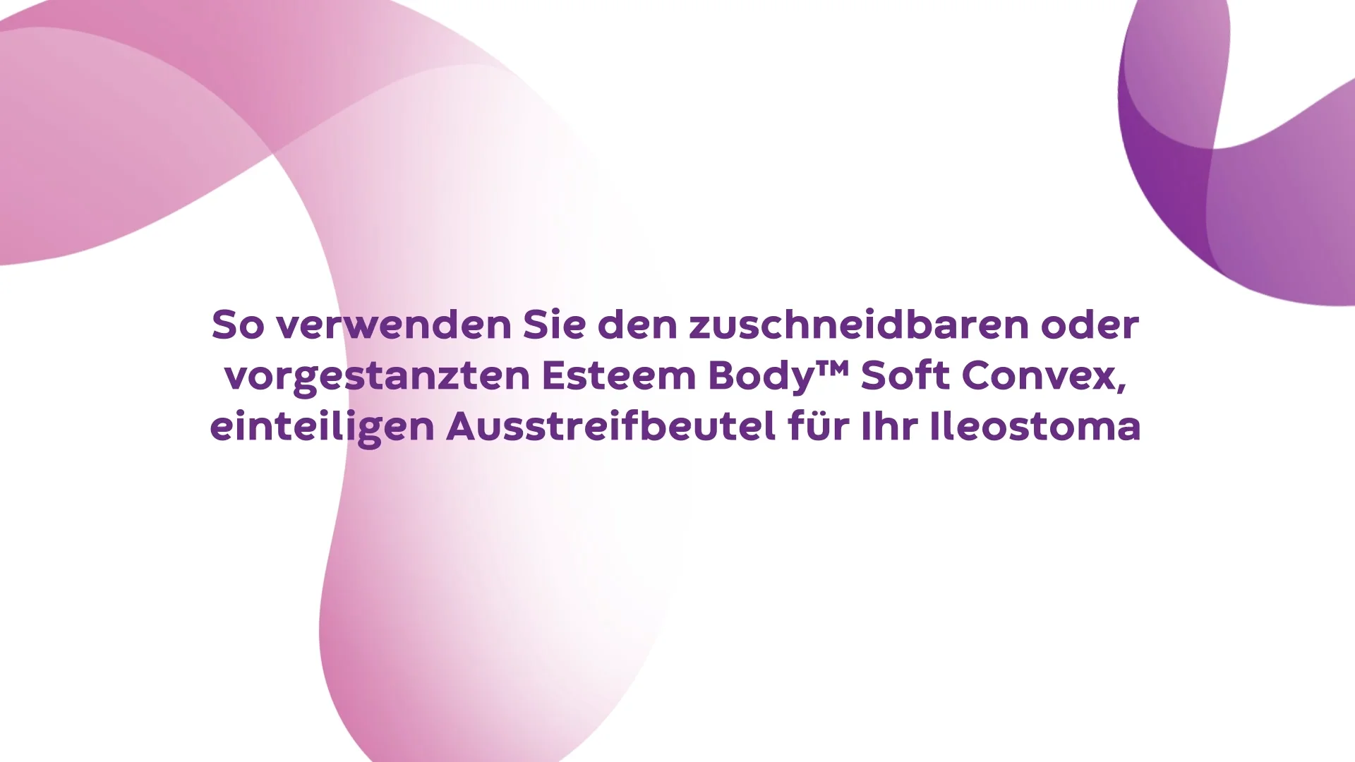 Anwendungsvideo für Esteem Body Ausstreifbeitel